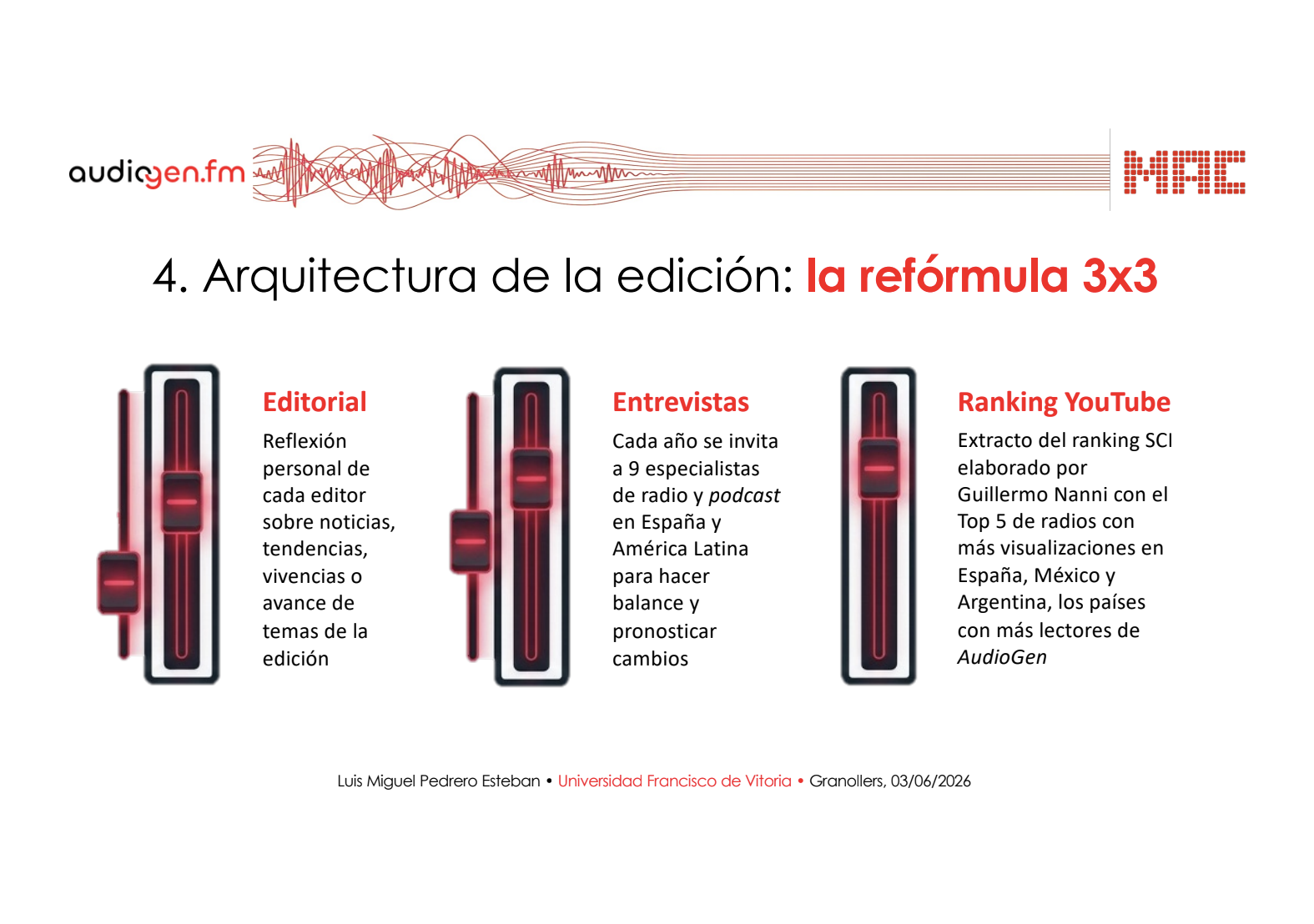 Intervención de Luis Miguel Pedrero en el MAC 2026